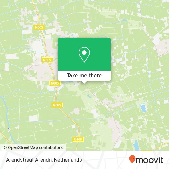 Arendstraat Arendn map