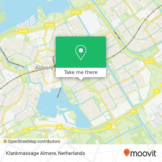 Klankmassage Almere map