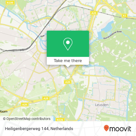 Heiligenbergerweg 144 map