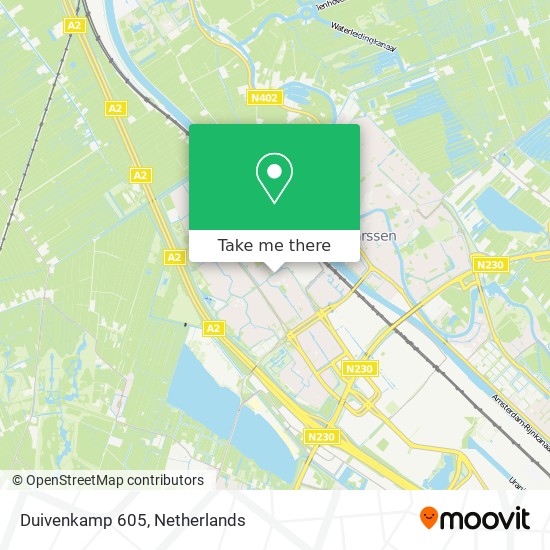 Duivenkamp 605 map