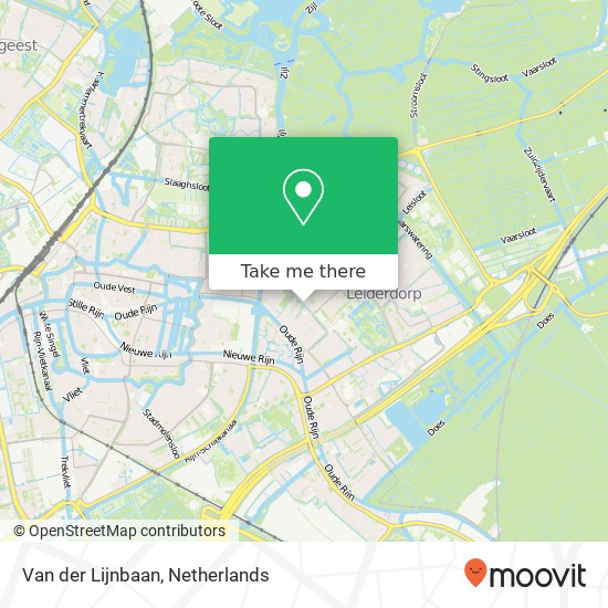 Van der Lijnbaan map