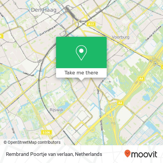 Rembrand Poortje van verlaan map