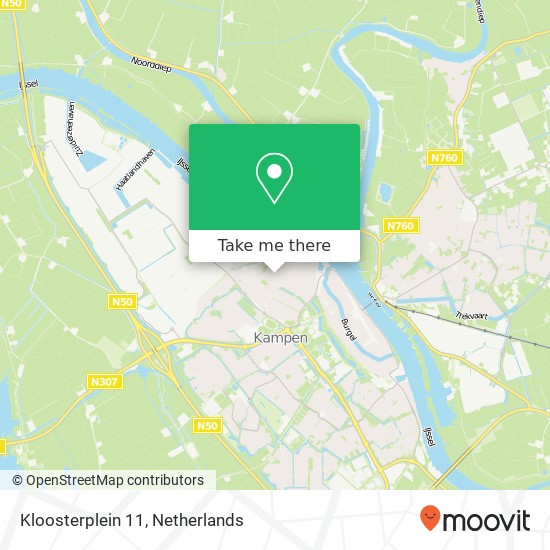 Kloosterplein 11 map