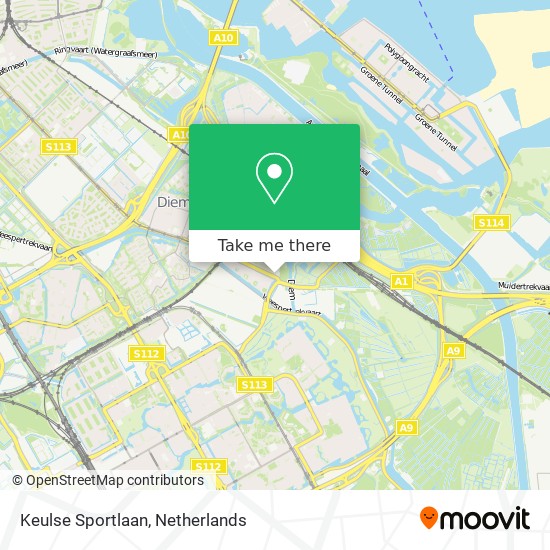 Keulse Sportlaan map