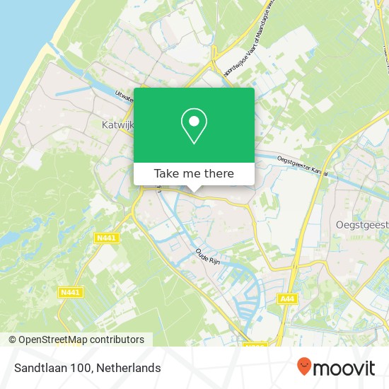 Sandtlaan 100 map