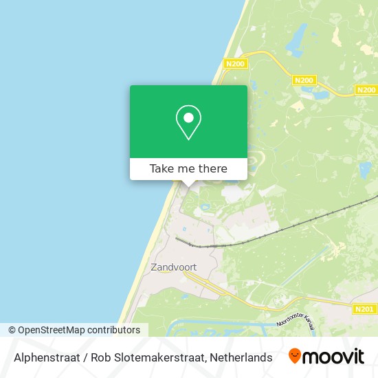 Alphenstraat / Rob Slotemakerstraat map