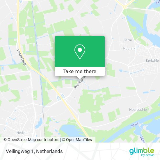 Veilingweg 1 Karte