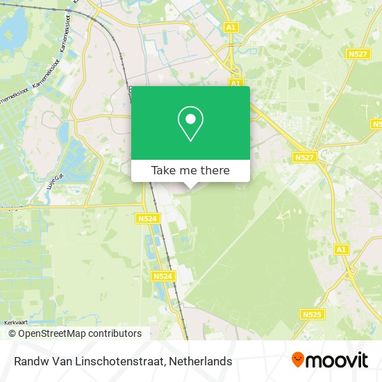Randw Van Linschotenstraat map