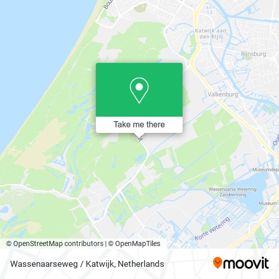 Wassenaarseweg / Katwijk Karte