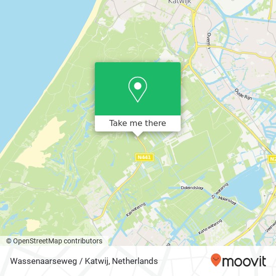 Wassenaarseweg / Katwij Karte