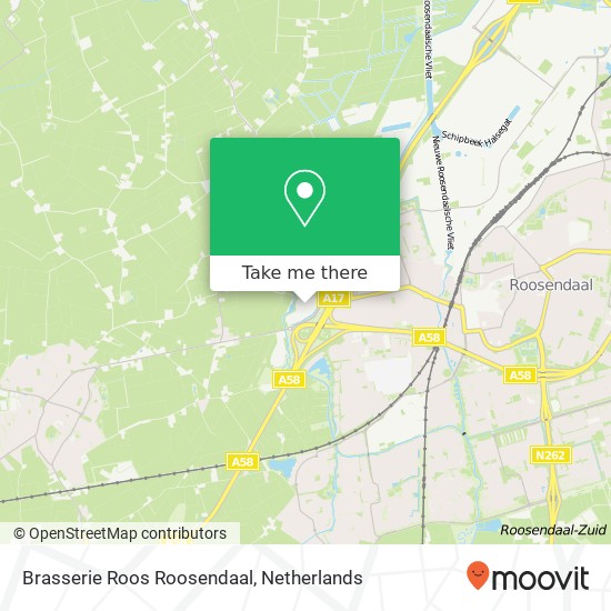 Brasserie Roos Roosendaal map