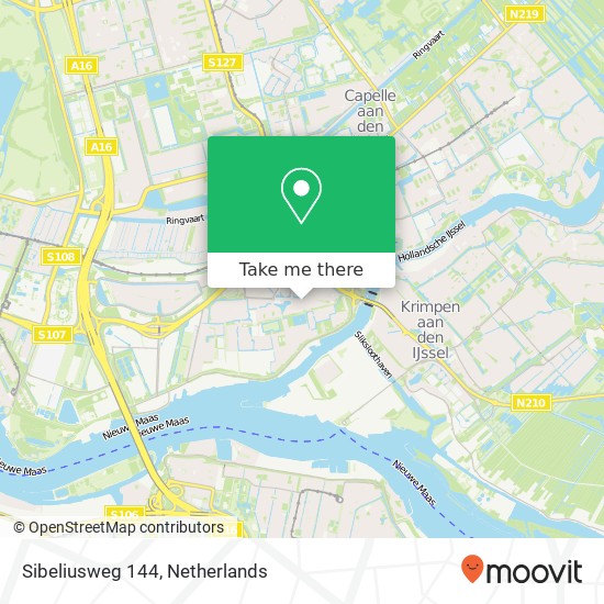 Sibeliusweg 144 map