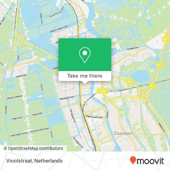 Vioolstraat map