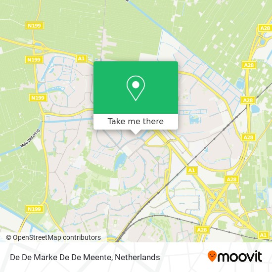 De De Marke De De Meente map