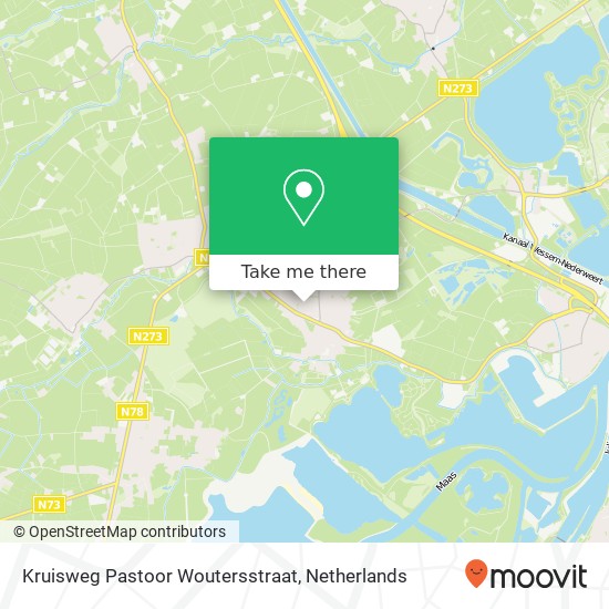 Kruisweg Pastoor Woutersstraat map