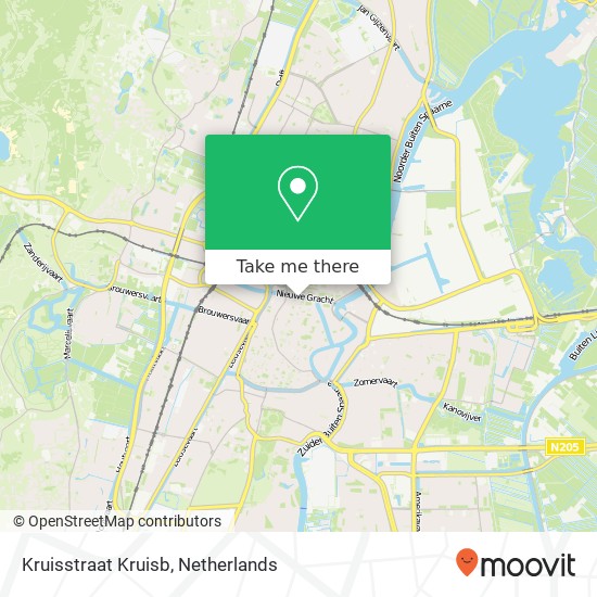 Kruisstraat Kruisb map