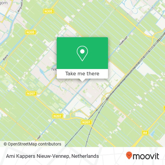 Ami Kappers Nieuw-Vennep map