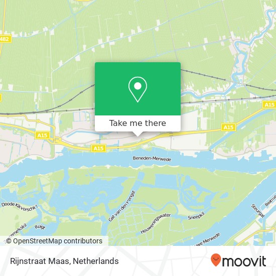 Rijnstraat Maas map