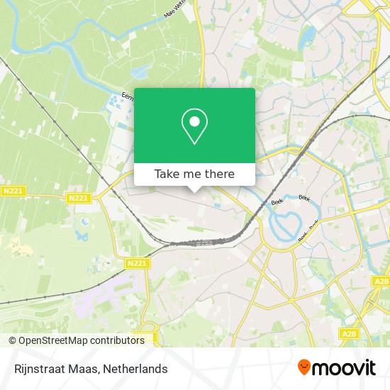 Rijnstraat Maas map