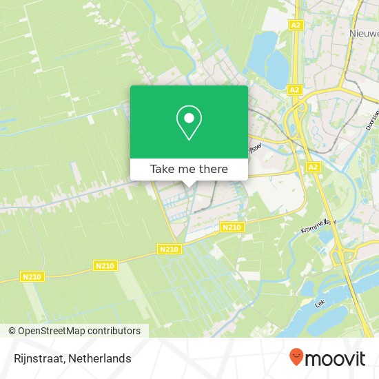 Rijnstraat Karte