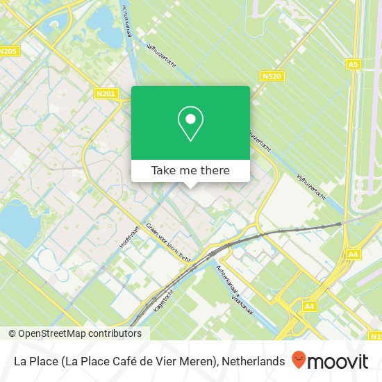 La Place (La Place Café de Vier Meren) Karte