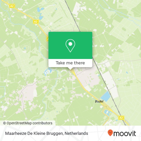 Maarheeze De Kleine Bruggen map