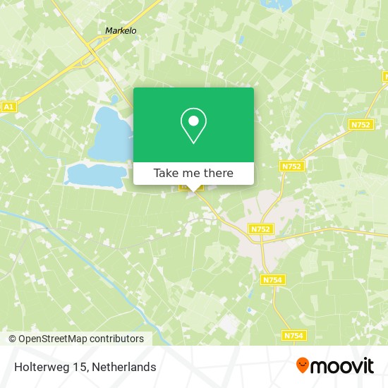 Holterweg 15 map