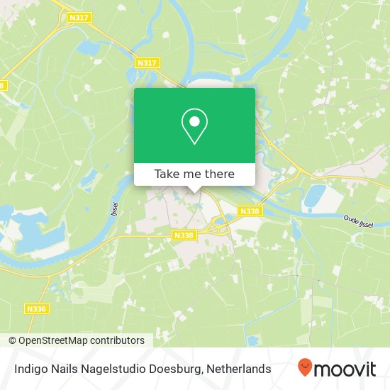 Indigo Nails Nagelstudio Doesburg map