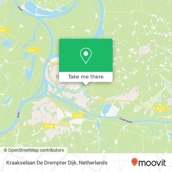 Kraakselaan De Drempter Dijk Karte