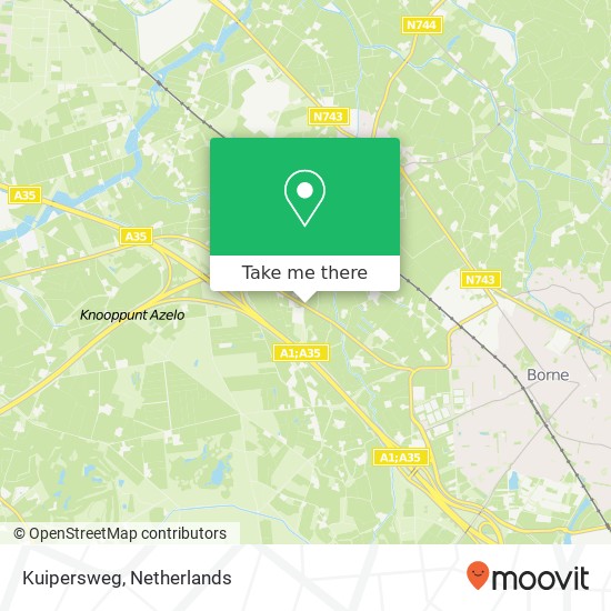 Kuipersweg map