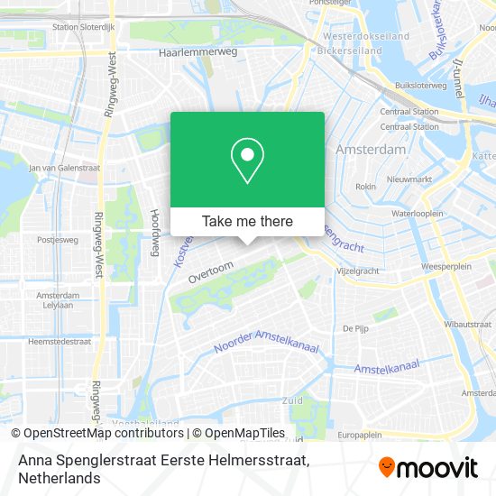 Anna Spenglerstraat Eerste Helmersstraat Karte