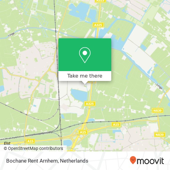 Bochane Rent Arnhem Karte