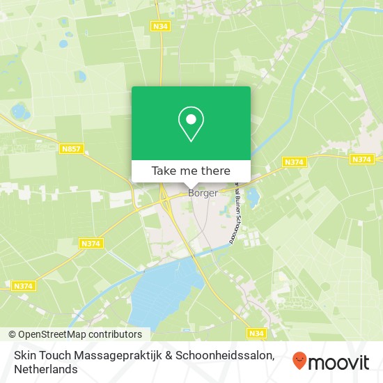 Skin Touch Massagepraktijk & Schoonheidssalon map