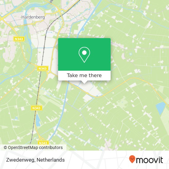 Zwedenweg map