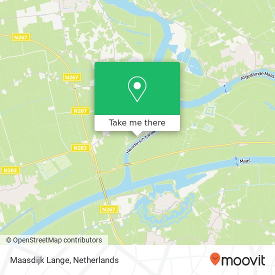 Maasdijk Lange Karte