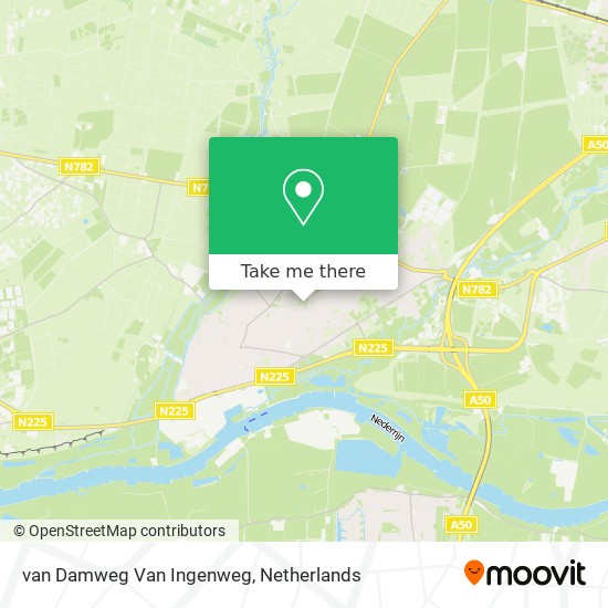 van Damweg Van Ingenweg map