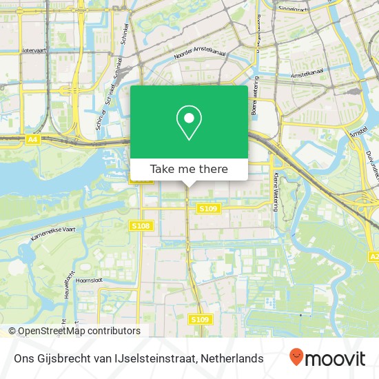 Ons Gijsbrecht van IJselsteinstraat map