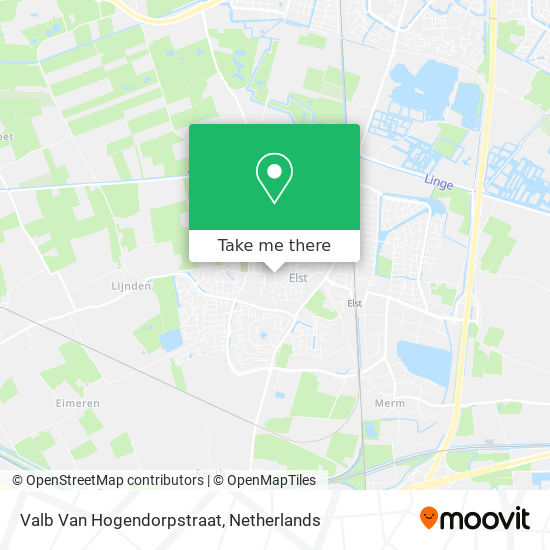 Valb Van Hogendorpstraat map