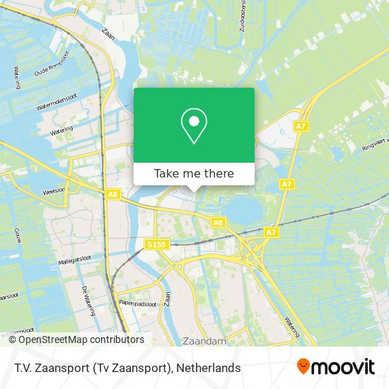 T.V. Zaansport (Tv Zaansport) Karte