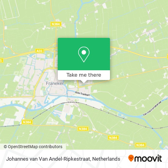 Johannes van Van Andel-Ripkestraat map