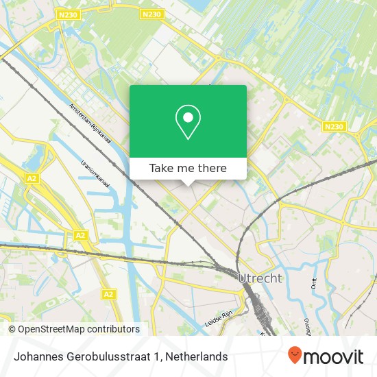Johannes Gerobulusstraat 1 map