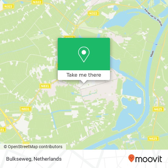 Bulkseweg map