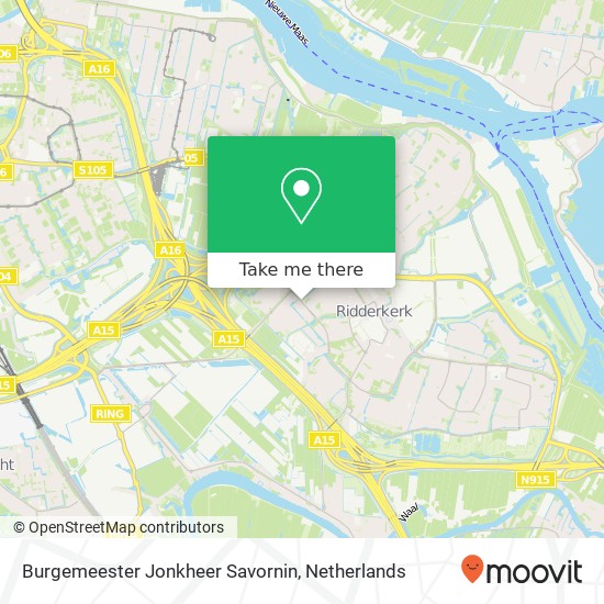 Burgemeester Jonkheer Savornin map