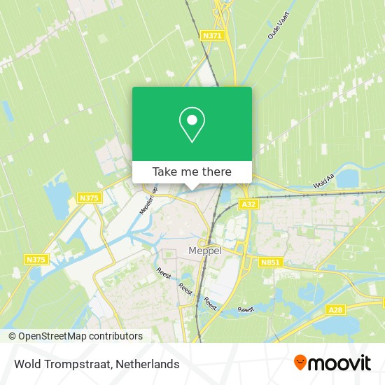 Wold Trompstraat map