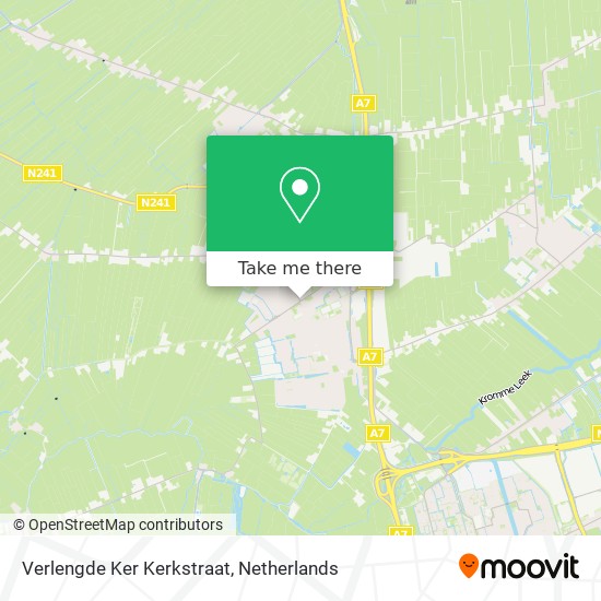 Verlengde Ker Kerkstraat map