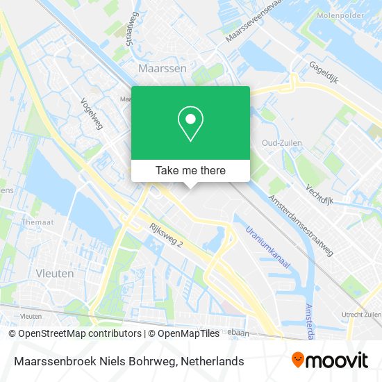 Maarssenbroek Niels Bohrweg map