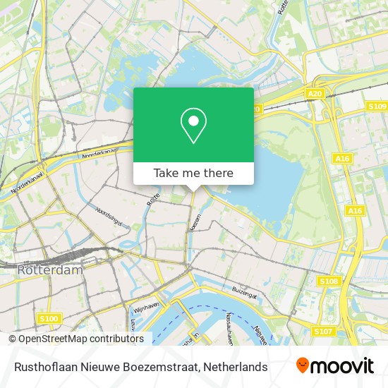 Rusthoflaan Nieuwe Boezemstraat map