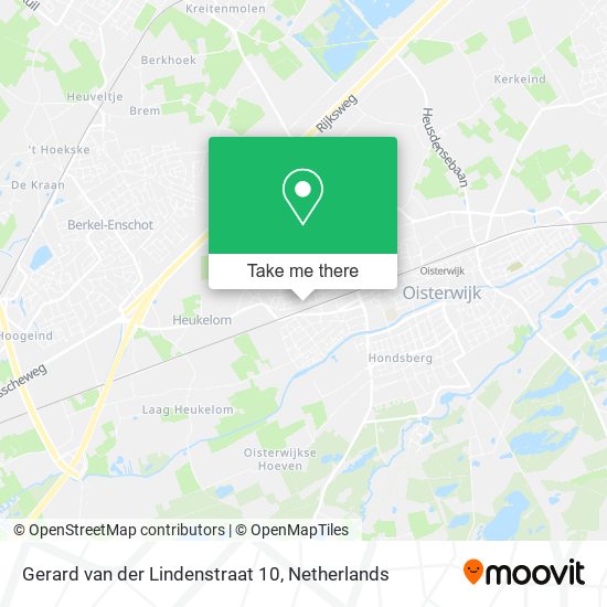 Gerard van der Lindenstraat 10 map