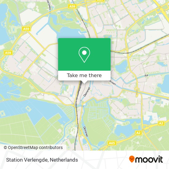 Station Verlengde map