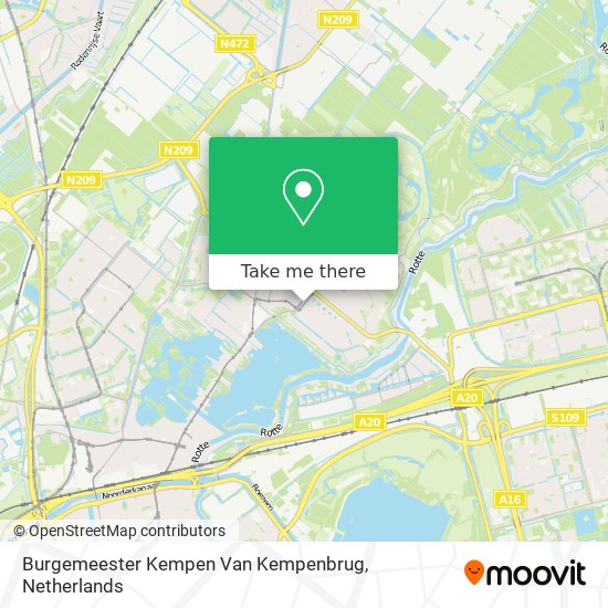 Burgemeester Kempen Van Kempenbrug map